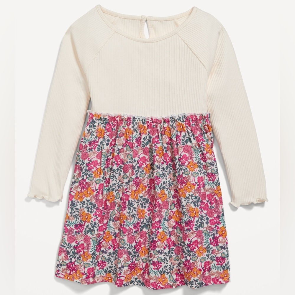Old Navy Floral Print Kids Dress Size 5yrs